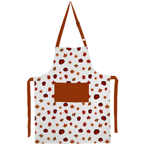 Delantal tejido de algodón/poliéster de primera calidad, delantales de cocina cómodos y ajustables para hombres y mujeres - Product Image 1