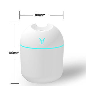Humidificador de Aire Portátil USB de 250 ml, Difusor de Aceites Esenciales para el Hogar y el Automóvil, Material Plástico Ultrasónico - Product Image 2