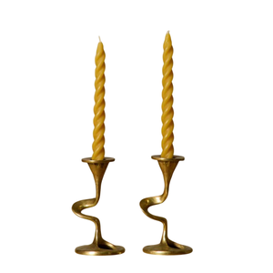 Haute qualité fabuleuse maison décoration de Table finition dorée laiton métal bougeoir meilleur prix fer matériel bougeoir - Product Image 1