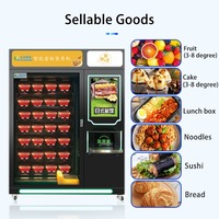 Distributeur automatique de repas chauds commercial pour sandwichs, pains et autres plats – Idéal pour la vente au détail