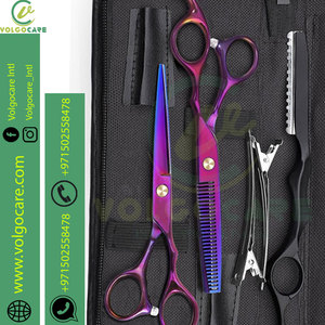 10 PCS Haircut Scissors <b>Set</b>, Thinning Shears for Hair Cutting with 30 Teeth Straight Shears for Men Women Home Salon <b>Barber</b> - Product Image 4