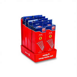 Présentoir de comptoir en carton USAG avec 8 jeux de clés polygonales doubles courbées 283 SE5 - Product Image 2