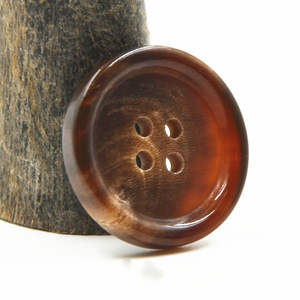 Boutons ronds en corne noire faits à la main, écologiques et de qualité assurée pour costume - Haute qualité personnalisable - Product Image 4