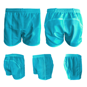 Shorts de la ligue de football AFL en polyester/nylon, vêtements de sport de rugby pour adultes, logos personnalisés, taille élastique, production écologique, Pakistan - Product Image 5