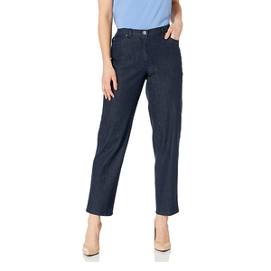 Pantalones vaqueros de cintura alta de mujer con estilo de talla grande sólido barato estándar de la mejor calidad pantalones vaqueros lavados suaves para mujer de BD - Product Image 5