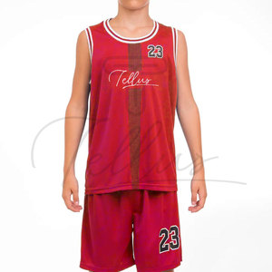 Nouveaux uniformes de basket-ball au design tendance, vêtements de basket-ball très vendus, ensemble d'uniformes de basket-ball pour enfants à séchage rapide - Product Image 3