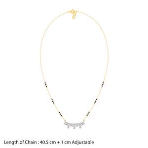 ออกแบบ pavitra Lab ทองเติบโตเพชร mangalutra เครื่องประดับดีทำด้วยมือสร้อยคอหรูหราเครื่องประดับสำหรับผู้หญิงงานแต่งงานงานปาร์ตี้ - Product Image 3