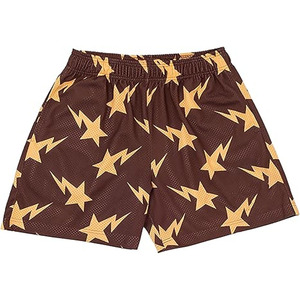 Venta al por mayor Essentials SS22 Pantalones cortos y camiseta para hombre Avena ligera y avena oscura y pantalones cortos elásticos de gran tamaño y camisa de manga corta - Product Image 1