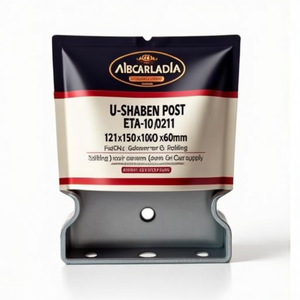 <b>U</b>-Shaped Post Support ETA-10/0210 121x150x100x60mm Hot-Dip Galvanized for <b>Bolting</b> GAH Garden Supply - Product Image 3