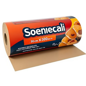 Rollo de Papel Kraft Soennecken, 50 cm x 300 m, 75 g/m², 100% Reciclado, Color Marrón Soda, para Uso en Oficina - Product Image 2
