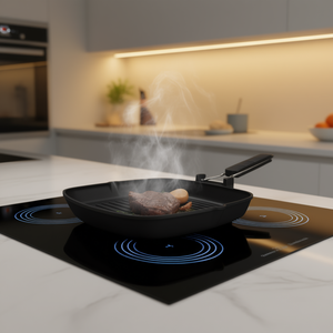 Ilsa Dietigrill 25x35 cm Sartén Grill Compatible con Inducción para Asar y Calentar Alimentos - Product Image 3