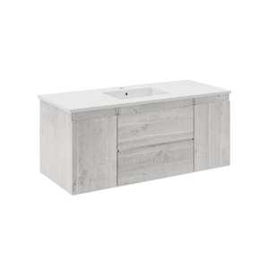 Tocador de baño de hotel OEM de alta calidad Roble/Pino/Acacia Pared de vidrio de madera maciza Listo para montar Muebles para el hogar Vietnamita - Product Image 6