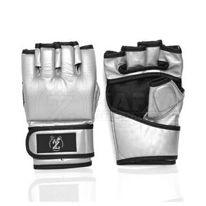 Gants en cuir MMA personnalisés de haute qualité avec logo imprimé, évacuation de l'humidité, service OEM pour les arts martiaux et la boxe – Vente en gros - Product Image 6
