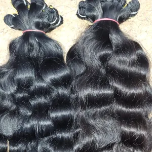 ผมอินเดียดิบน้ำหยักผมมนุษย์อินเดีย - Product Image 1