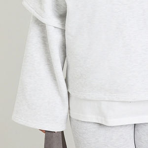 Sudadera Holgada de Corte Cuadrado para Mujer, que Ofrece Movimiento Cómodo, Diseño de Alta Calidad, Sudadera con Logotipo Personalizado 2026 - Product Image 3