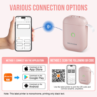 Mini-imprimante d'étiquettes portable sans fil pour expédition/étiquettes de prix – Vente en gros