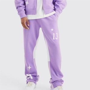 Sweat à capuche et pantalon personnalisés en polyester/coton écologique respirant, coupe régulière, haute qualité, style hip-hop, longueur intégrale, pour l'automne - Product Image 5