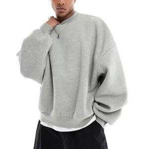 Sweat-shirt en molleton 100% coton pour homme, coupe classique, col rond, 260 g/m², anti-froissement, imprimé numérique, logo frontal, vente en gros, OEM - Product Image 1