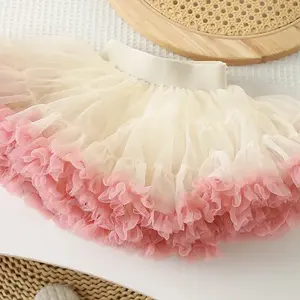 Conjunto de 2 Piezas: Suéter de Lana con Diseño de Corazón en 3D y Falda de Tul - Product Image 4