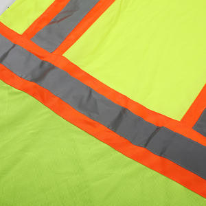 Camiseta de Seguridad de Manga Corta para Hombre, Ropa Reflectante, Camiseta Polo con Cintas Reflectantes - Product Image 3