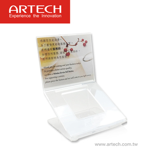 AS400 Nút Gọi Dịch Vụ Nhà Hàng Không Dây Nút Chuông Gọi Dịch Vụ Bàn Máy Nhắn Tin Giá Đỡ Acrylic - Product Image 2