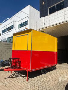 Nouveau camion alimentaire de restauration de remorque de cuisine mobile de 7m avec usine de transformation de légumes et application de crème glacée en vente maintenant. - Product Image 6