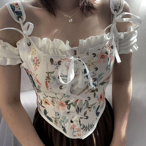 Corsé de Satén para Mujer, Estilo Nuevo, Hecho a Medida, Disponible con Talla Personalizada, Corsé de Satén en Color de Contraste, al Mejor Precio - Product Image 2
