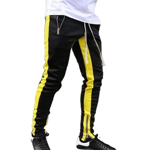 Pantalones de chándal para correr para hombre de alta calidad, bolsillos con cremallera bordados con cordón para correr, deportes activos, forro polar de Bangladesh - Product Image 3