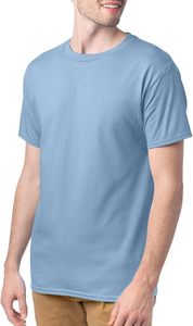 T-shirt à manches courtes pour homme, 100% coton, 300 GSM, tricoté lourd, coupe classique, col rond, impression de logo de marque personnalisée, écologique - Product Image 2
