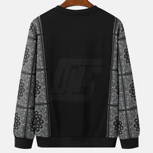 เสื้อสเวตเชิ้ตผู้ชายผ้าฝ้ายผสมเสื้อสเวตเชิ้ตผู้ชายสไตล์ไม่เหมือนใคร2025 - Product Image 2