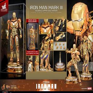 Nuevo Juguete de Colección MMS848D78B Iron Man Mark 3 III (Dorado y Cobre Dorado) Edición Especial en Caja Sellada - Product Image 2