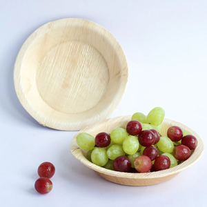 Platos redondos desechables ecológicos, vajilla biodegradable para bodas, fiestas, picnics y catering - Product Image 1