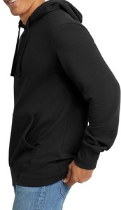 Sudadera con capucha de ajuste holgado para hombre, diseño de logotipo personalizado de fábrica, Sudadera con capucha de algodón 100% con hombros descubiertos y peso pesado para hombre - Product Image 2