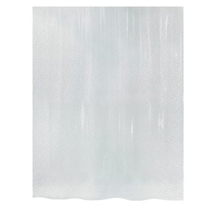 Cortina de ducha de poliéster Spirella 'Galet' en blanco, 180 x 200 cm - Product Image 1
