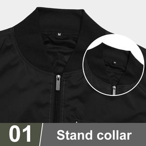 Alta calidad OEM logotipo personalizado Streetwear bordado Casual béisbol Vintage Letterman Varsity chaquetas de talla grande para hombres - Product Image 3