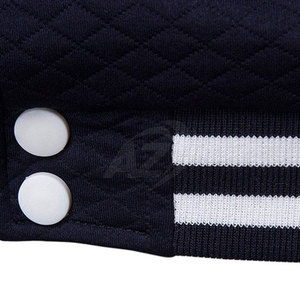 Veste Letterman de qualité supérieure pour hommes, tenue décontractée avec col montant-vêtements de gros - Product Image 5