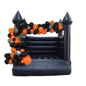 Château de maison gonflable noir personnalisé Halloween | Grand château gonflable pour location d'événement, fêtes d'anniversaire et de <span class=keywords><strong>vacances</strong></span> - Product Image 2