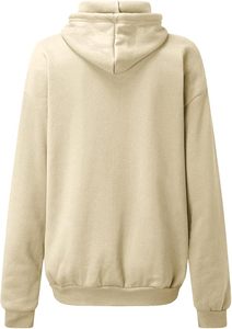 Wholesale Quality Custom Printed 100% Cotton Solid Knitted Hooded Women's Trendy Hip-hop Style Street Wear Pullover Hoodies - Product Image 2