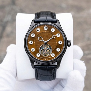 นาฬิกาตูร์บิญองจักรกล กระจกแซฟไฟร์ หน้าปัดลายกิลโช ตัวเรือนสแตนเลสสตีล 316L รับทำโลโก้ตามสั่ง ผู้ผลิตนาฬิกาข้อมืออัตโนมัติแบบ OEM - Product Image 3