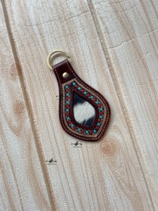 Llavero de cuero mecanizado a mano de nueva llegada, llaveros de cuero de vaca Real, llavero elegante, llavero elegante de gran oferta - Product Image 3