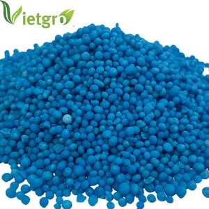 Vietgro NPK Amino 20-10-10 + TE-Fertilizante compuesto-Fertilizante granular-Color: Azul-25KG-OEM