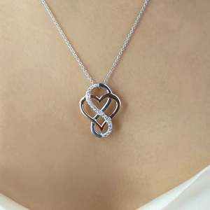 Nfinity Coeur Or/Argent Clouté Fine Jewelry Pendentifs & Charmes Zircon/Moissanite/Lab Grown/Natural Diamond - Product Image 4