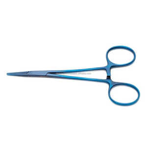 Pinces pour artères anti-moustiques en titane de 10cm (4 pouces), pinces hémostatiques chirurgicales manuelles certifiées CE, fabricant d'instruments médicaux OEM - Product Image 4