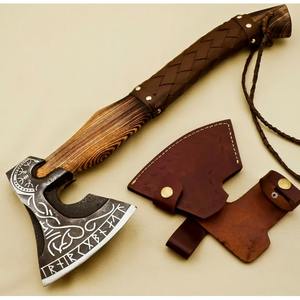 Camping Hatchet Tomahawk <b>Axe</b> Carbon Steel Tomahawk <b>Axe</b>. - Product Image 4