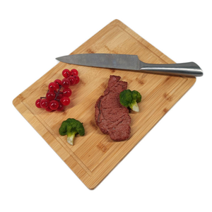 เขียงไม้ไผ่ธรรมชาติ WDF OEM สำหรับครัว พร้อมฟังก์ชั่นทำความสะอาดตัวเอง พร้อมร่องสำหรับน้ำ - Product Image 3