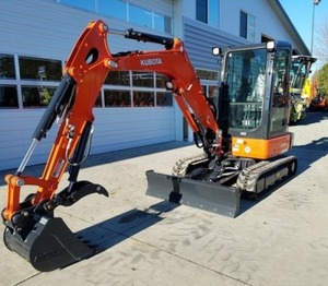 Offre Spéciale! Mini-pelleteuse KX033-4 Kubota d'occasion Chargeur sur chenilles original des États-Unis de 6 tonnes Moteur principal d'origine en bon état - Product Image 5