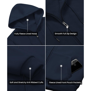 Wholesale High Quality Pattern Print <b>Men's</b> Sweatshirt Winter Casual Solid Pattern Digital Printing on Polyester Material <b>Hoodies</b> - Product Image 4