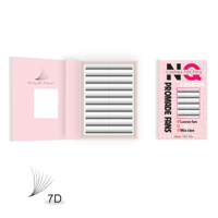 Ekstensi Bulu Mata Individual Medylashes NQ Wholesale Premium Velvet Korean PBT Synthetic Hair Handmade Curl 0.15mm Natural