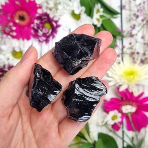 Wholesale Black Obsidian Rough Stone Natural Gemstone <b>Raw</b> High Quality Obsidian <b>Crystal</b> Tumbles Chunks Minerals <b>Raw</b> Stone - Product Image 5