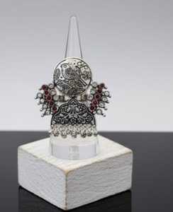 Stylish Oxidized Silver Bird Design Finger Ring Trendy Statement Jewelry for Women Party Wear and Daily Fashion <b>Accessory</b> - Product Image 1